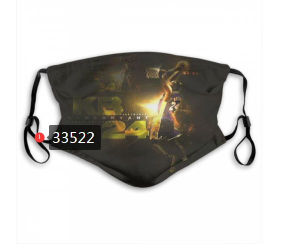 2021 NBA Los Angeles Lakers #24 kobe bryant 33522 Dust mask with filter